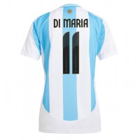 Zenski Nogometni Dres Argentina Angel Di Maria #11 Domaci Copa America 2024 Kratak Rukav